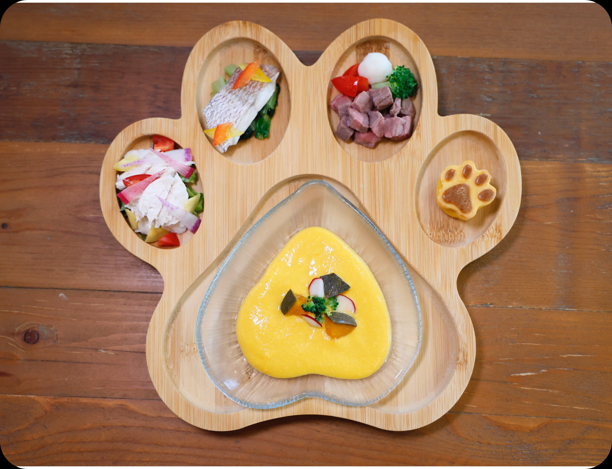 油壺globeの愛犬用料理